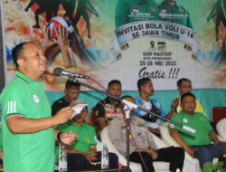 Dandim Hadir dan Membuka Invitasi Bola Voli U-16 Sejatim