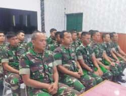 Korp Raport Personil Baru, Dandim 0801/Pacitan Berikan Semangat dan Motivasi