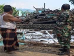 Koramil Gading Pantau Dan Data Korban Bencana