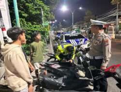 Patroli Samapta Polres Gresik cegah aksi Balap Liar