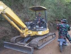 Resmi Di Buka Pra TMMD Ke 117, Alat Berat Siap Bantu Pembangunan Sasaran Fisik