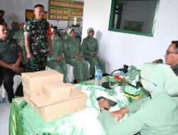 Lakukan Bakti Sosial dan Kunjungan Kerja, Dandim 0802/Ponorogo Ajak Babinsa Sejahterakan Masyarakat