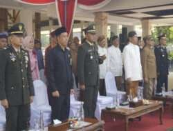 Dandim 0805/Ngawi Bersama Forkopimda Hadiri Upacara Hari Lahir Pancasila di Pendopo