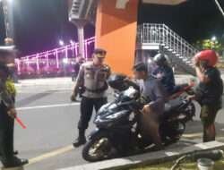 Antisipasi Konvoi, Polsek Dukuh Pakis Laksanakan Razia Gabungan