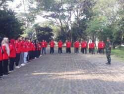 Bati Bhakti TNI Ramil 02/Karangmalang Latih PBB Bagi Seratusan Peserta Kursus di Tehnopark