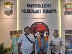 Satresnarkoba Polrestabes Surabaya, amankan Tukang Parkir yang Nyambi jual Sabu