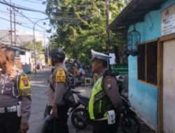 Antisipasi Perjudian Polsek Tambaksari Laksanakan Patroli Rutin