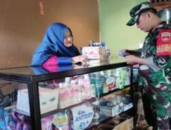 Babinsa berikan Motivasi dalam Kegiatan Pendampingan UMKM di wilayahnya