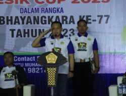 Jaring Bakat Potensial, Kapolres Gresik buka Turnamen Bola Voli Kapolres Cup 2023