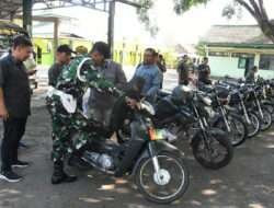 Staf Intel Kodim 0802/Ponorogo Periksa Seluruh Kendaraan Anggota Kodim 0802/Ponorogo