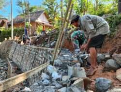 Progres Pembangunan Talud Program Pra TMMD Ke 117 Terus Mengalami Kemajuan