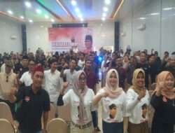 Ratusan Relawan yang Tergabung di BMM 08 Hadiri Deklarasi di Hotel Cahaya Berlian Pamekasan