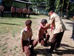 Bentuk Generasi Muda Berkarakter, Kodim 0801/Pacitan Gelar Persami Saka Wira Kartika