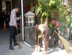 Begini Cara Babinsa Kelurahan Nusukan Dalam Menciptakan Kebersihan Lingkungan