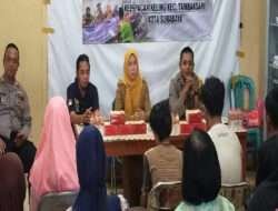 Patroli Rutin Sambang Warga Jolotundo Kapolsek Tambaksari beri Himbauan