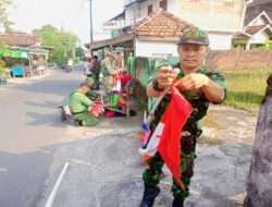 Koramil 04/Jebres Laksanakan Apel Pagi Bersama Warga Dalam Rangka Pra KBD Tahap VI Tahun 2023 di Wilayah Kelurhan Pucangsawit