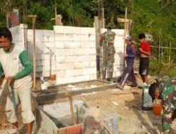 Berdayakan Pola Hidup Bersih Dan Sehat, Program Pra TMMD Ke-117 Kodim 0801/Pacitan Bangun MCK