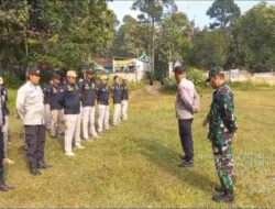 Pastikan Berjalan Aman dan Lancar, Babinsa Koramil Ngrambe Pantau Kegiatan di Wilayahnya