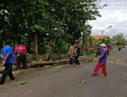 Jaga Kebersihan, Babinsa Kodim 0802/Ponorogo Bersama Warga Kerja Bakti Bersihkan Lingkungan