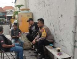 Kapolsek Tambaksari Koordinasi dan Himbau Keamanan Lingkungan