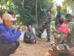 Komsos Dengan Warga, Dukung Kesuksesan Pra TMMD Ke-117 Kodim 0801/Pacitan