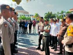 Dandim Hadiri Apel Satuan Keamanan Lingkungan