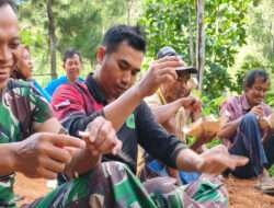 Senyum Sapa Warga Pra TMMD Ke 117 Kodim 0801/Pacitan