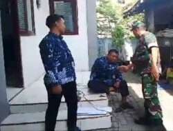 Babinsa Menjalin Silaturrahmi dan Melaksanakan Komunikasi Sosial dengan Perangkat Desa