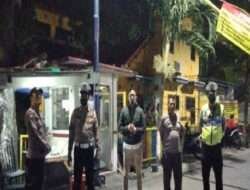 Patroli Malam Hari, Polsek Tambaksari Menyisir Obyek Vital Diwilayah