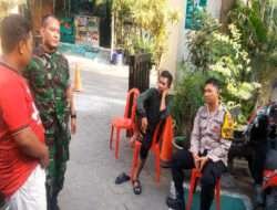 Babinsa, bhabinkamtibnas dan Linmas Joyotakan Koordinasi Kamtibmas Jelang Idul Adha 1444H