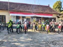 HUT Bhayangkara Ke 77, Dandim Ngetrail Bareng