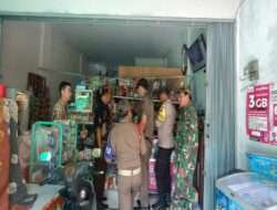 Gempur Rokok Ilegal,Koramil 04/Jebres Bersama Kepolisian, Satpol-PP, dan Dinas Perdagangan Gelar Operasi Gabungan