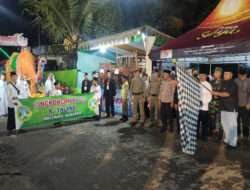 Babinsa Koramil 0806/12 Munjungan Sertu Sumardi Mengawal Semarak Lomba Pawai Takbir Idul Adha