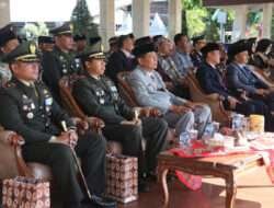 Dandim 0805/Ngawi Bersama Forkopimda Ikuti Upacara HUT Bhayangkara Ke-77