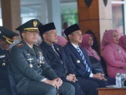 Komandan Kodim 0801/Pacitan Hadiri Upacara Peringatan HUT Bhayangkara Ke-77 Tahun 2023