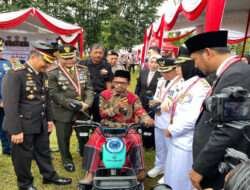 Hari Bhayangkara Ke 77 Polres Lumajang Beri Bantuan Motor Listrik Roda Tiga, Untuk Marbot Penyandang Disabilitas