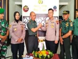 Dihari Jadi Bhayangkara Ke-77, Polres Wonogiri Mendapatkan Kejutan Dari Prajurit TNI