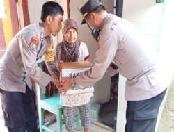 Polres Pacitan Salurkan Bansos Untuk Warga Terdampak Gempa Bantul