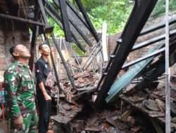 Kepedulian Babinsa Sawahan dalam Membantu Korban Bencana