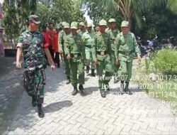 Babinsa Koramil 0805/15 Karanganyar Beri Pembekalan Dan Pelatihan Linmas