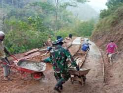 Dukungan Masyarakat Menjadi Kunci Keberhasilan Program Pra TMMD Ke-117 Kodim 0801/Pacitan