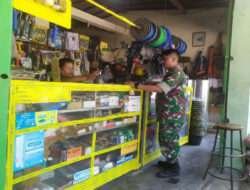 Toko Bangunan Menjadi Sasaran Komsos Babinsa Kelurahan Purwodiningratan, Ini Alasannya