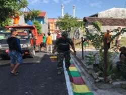 Jelang Penutupan KBD Tahap VI, Koramil 04/Jebres Bersama Masyarakat Genjot Pengerjaan Finishing