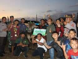 Dandim Buka Gelaran Kerapan Sapi Brujul