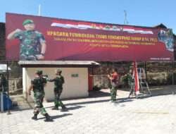Sinergitas TNI dan Masyarakat, Dalam Rangka Persiapan Upacara Pembukaan TMMD