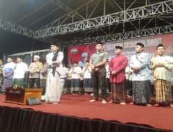 Momentum Penuh Makna: Dandim 0806/Trenggalek dan KH. Agus Muhammad Iqdam Kholid Hadir dalam Acara Sholawat Hari Bhayangkara Ke-77