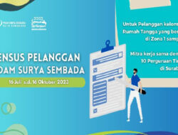 PDAM Surabaya Libatkan 10 Perguruan Tinggi menyelenggarakan Sensus Pelanggan