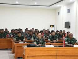 Dandim 0802/Ponorogo dan Para Babinsa Ikuti Lounching Babinsa Duta Informasi Positif Tahun 2023 Melaui Vidcon