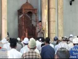 Polsek Mulyorejo Laksanakan Jumat Curhat di Masjid Nurul Mukminin Kalisari Damen