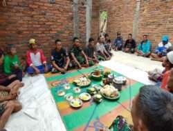 Bangun Kebersamaan, Satgas TMMD Ke-117 Kodim 0801/Pacitan Dan Warga Melalui Tasyakuran